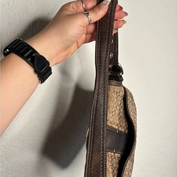 Brown Coach Mini Signature + Suede Mini SoHo - Picture 5 of 12